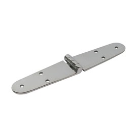 EYPVCLST Cabinet Door Hinge 2 Pairs of Extended Cast Stainless Steel Hinges Six-Hole Hinges Cabinet Door and Window Hinges Strong and Sturdy, 20x3.8x0.32cm, Silver