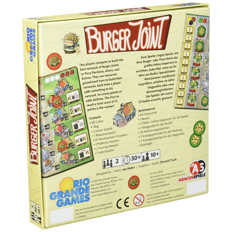 Rio Grande Games Junta de Hamburguesa