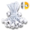 Bungee Cords with Balls 6 Inch, 25 PCS Bungee Ties