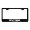 BLVD Engraved Bronco Raptor License Plate Frame Tag Premium Black