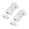 Bitray 2-inch Slide Bolt Latch White Slide Locks for Inside
