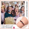 TEVOP 17th Birthday Gifts for Girls, Bead Bracelet 17th Birthday