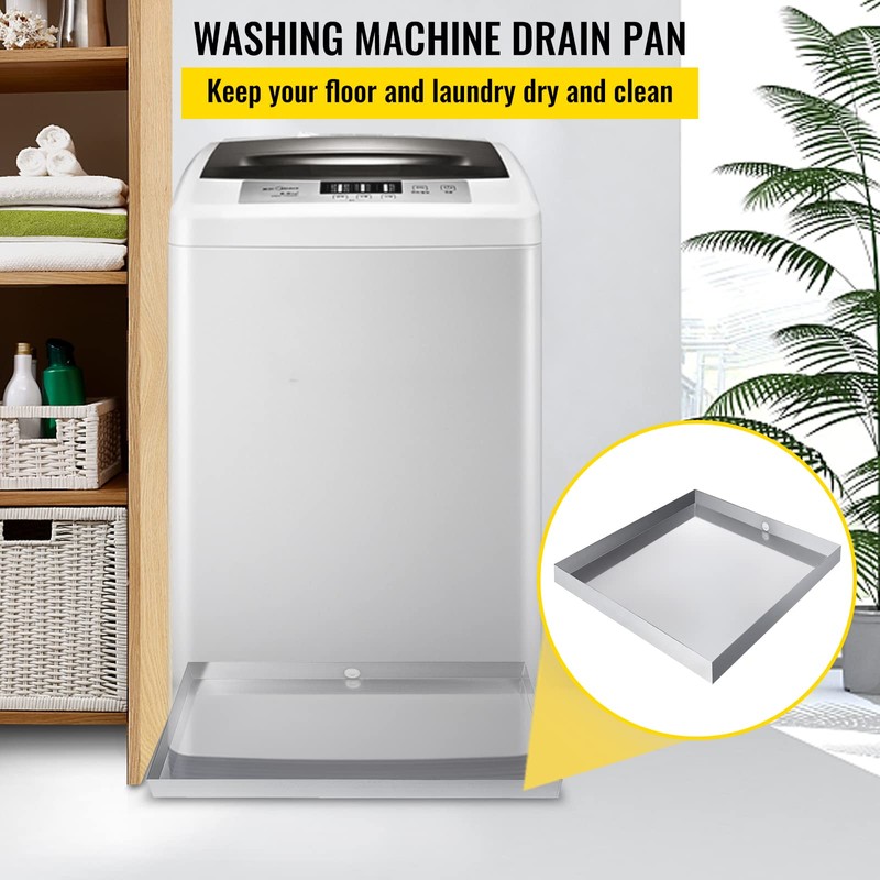 VEVOR 32 x 30 x 2.5 Inch Washing Machine Pan