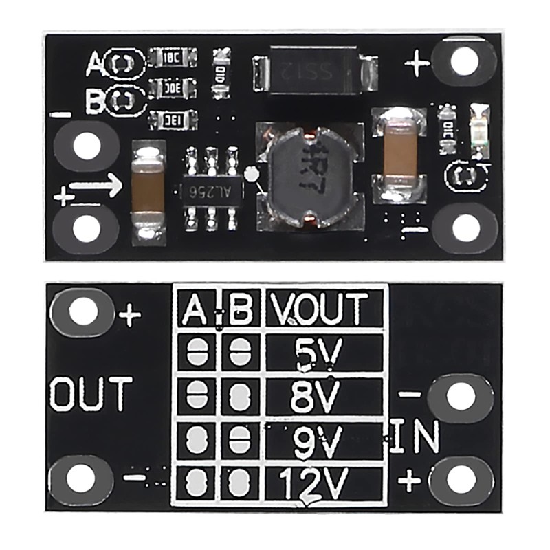 AITIAO 5PCS Multi-Function Mini Boost Module Step Up Board 5V/8V/9V/12V