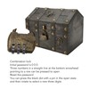 Wooden Treasure Chest Boxes Hand Crafted Vintage Wooden Box with