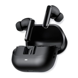 Akane Audífonos Inalámbricos Bluetooth 5.3 con Cancelación de Ruido Activa ANC 35 dB, ENC y Transparencia, Audio Ultra HD, Resistente a Salpicaduras, 6h de Batería y 24h con Base de Carga, TW900PRO