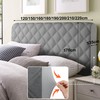 Yesaler Bed Headboard Cover Bed Headboard Covers Stretchy Headboard Cover