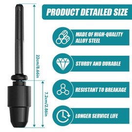 SDS Max to SDS Plus Adapter for Hammer Drill, Drill Chuck, Hammer Drill, Concrete Drill, Chuck Adapter Converter, Drill Chuck Drill Converter Shaft Quick Tool
