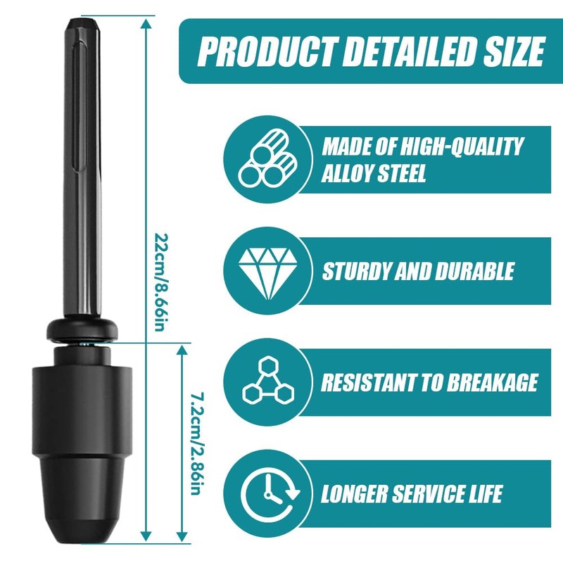 SDS Max to SDS Plus Adapter for Hammer Drill, Drill