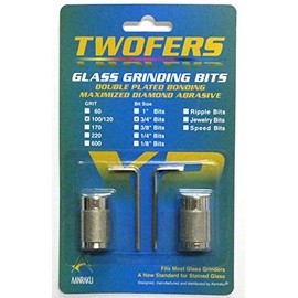 Aanraku Glass Grinding Bit 3/4 Inch Twofers Stained Glass Mosaic Supplies