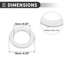 Motoforti Universal Flat Washers 6mm Inner Diameter 10mm OD 0.8mm