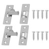 90 Degree Right Angle Door Lock Hasp Latch - Stainless
