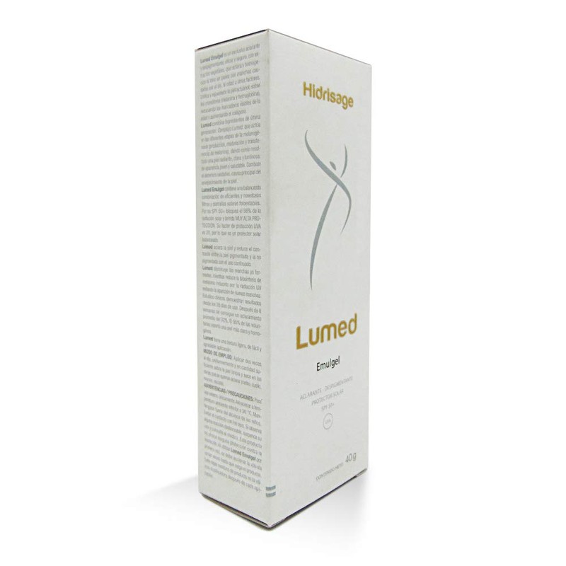 Lumed Emulgel, Fotoprotector aclarante y despigmentante con extractos vegetales, SPF
