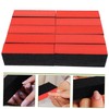 Baluue 10pcs Nail Polishing Sponge Buffer High Elasticity Sided Nail