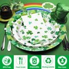 QZYL QZYL 90 PCS St Patricks Day Plates and Napkins,