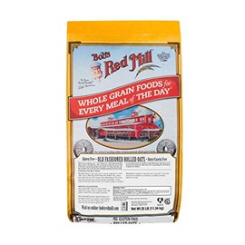 Bob's Red Mill Gluten Free Old Fashion Rolled Oats, 25 Pound