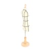Miniature Dress Form with Stand Wood Base Sewing Mannequin Body