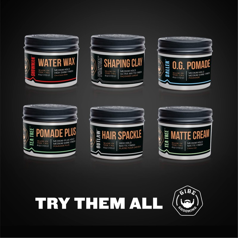 GIBS Outlaw Hair Spackle - High Hold - Matte Finish