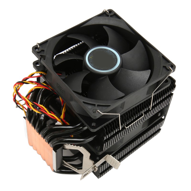 CPU Cooling Fan 6 Heat Pipes Quiet 3 Pin PC