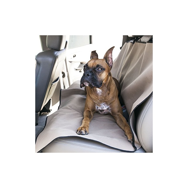 Tan Universal Waterproof Back Seat Cover By Majestic Pet Products