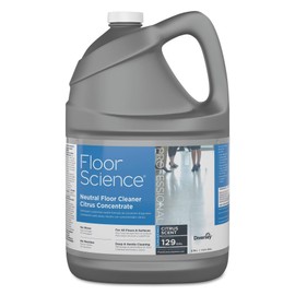 Diversey Floor Science CBD540441 Professional Neutral Floor Cleaner, Deep & Gentle Cleaning with No Residue or Rinse Required, Citrus Scent, Concentrate, 1-Gallon
