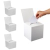 4 Pack Cardboard Ballot Box, Raffle Boxes, Donation Ballot Boxes