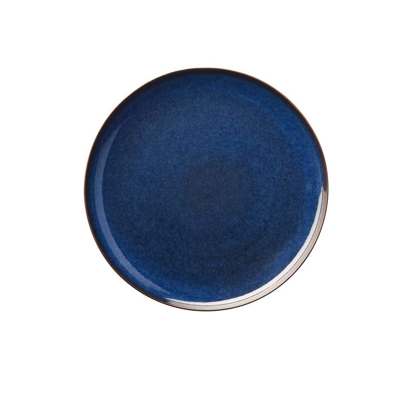 ASA Seasons 27141119 Dessert Plate, Ceramic, Midnight Blue, 21 cm