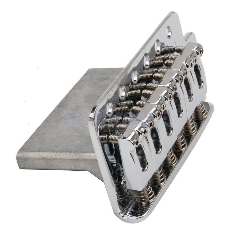 Chrome Tremolo Bridge System Electric Guitar Bridge Parts Set for