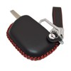 Genuine Leather Flip Key Fob Cover Case Protector for Jeep