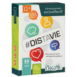 Set of Dis Ta Vie + Totem French Version + 1 Wooden Bookmark Ruler Blumie (DistaVie + Totem)