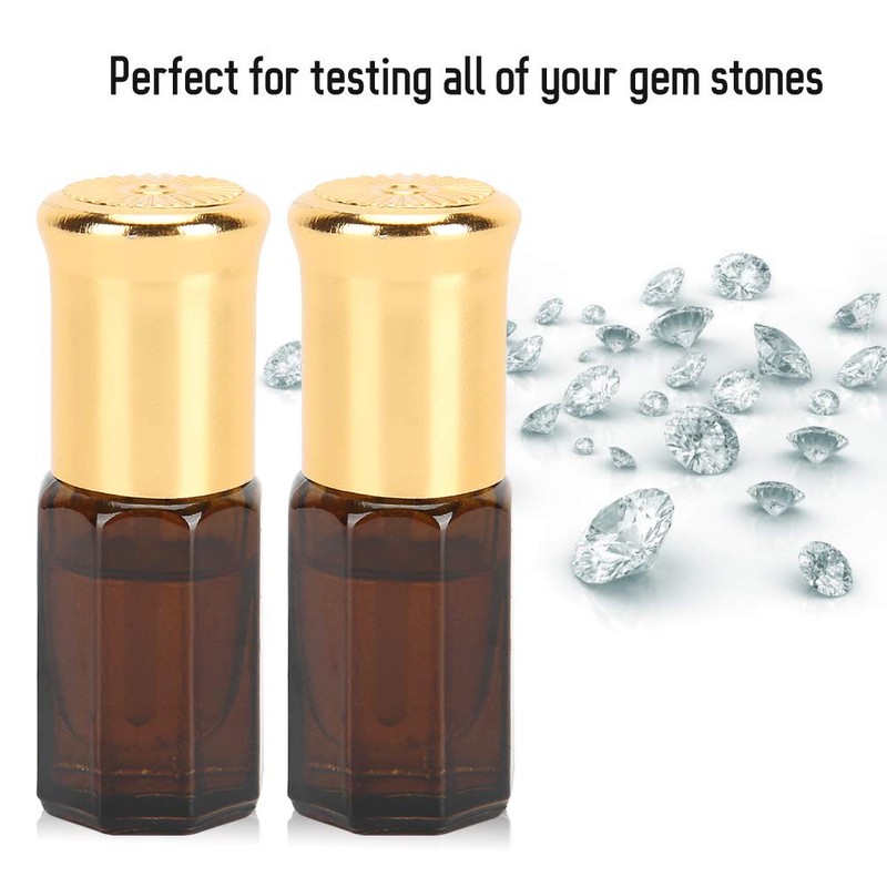 2 Bottle Refractive Index Fluid Oil 3ML Each 1.300-1.800 RI