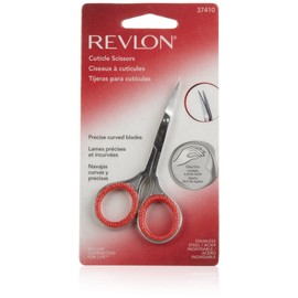 Revlon Curved Blade Cuticle Scissors, Cuticle & Hangnail Remover, Made with Stainless Steel