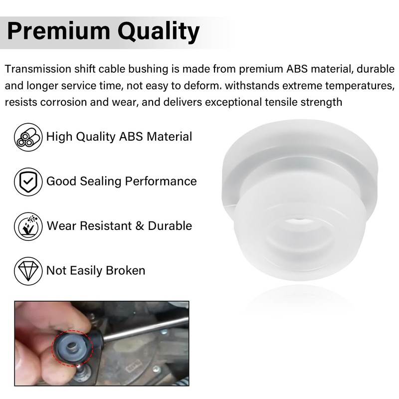 2 Pack 14055 Transmission Shift Cable Bushing, Automatic Transmission Cable