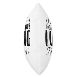 Lung Transplantation Gifts for Wife I Survived My Husband's Lung Transplant Throw Pillow, 16x16, Multicolor