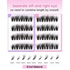 Jiocolor Lash Clusters Wispy Individual Lashes Natural Lashes Clusters 7