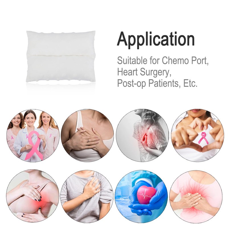 Little Port Pillow Heart Surgery Pillows for Chemo Port After