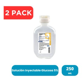 Solución Glucosada 5 % Dextralpha Frasco Con 250 Ml