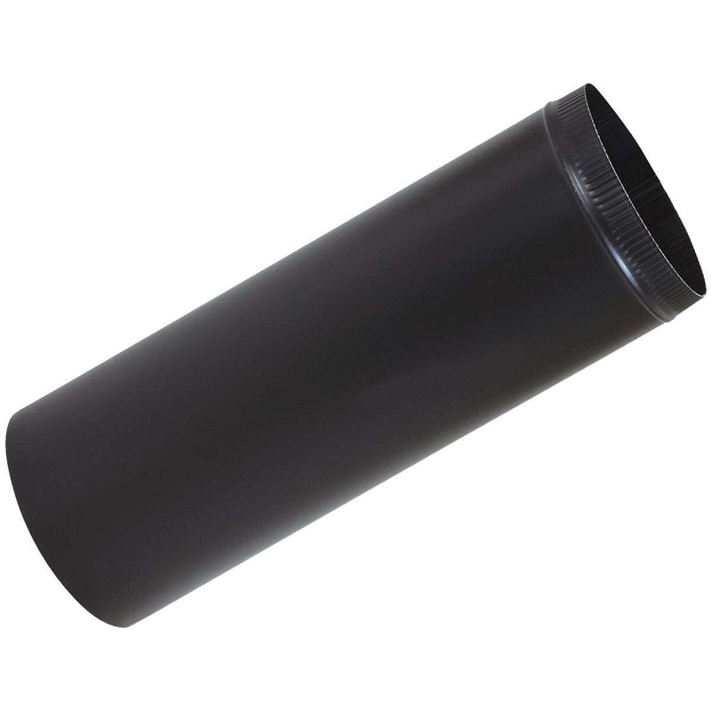UNITED STATES HDW BM0344 4" x 24" 28GA Pipe, Black
