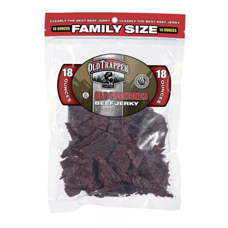 Old Trapper Old Fashioned Beef Jerky Family Size (18 Oz.)