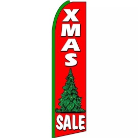 NeoPlex Xmas Sale 2 1/2 ft X 11 1/2 ft Windless Flag