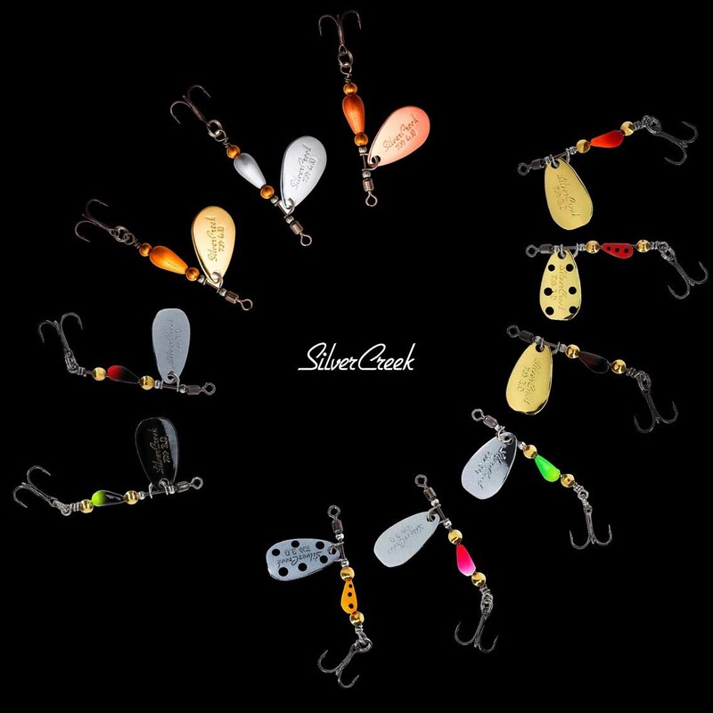 Daiwa Trout Silver Creek Spinner 3.0g Quatrefoil Lure