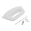 FIND A SPARE Replacement White Door Handle Kit For Hotpoint