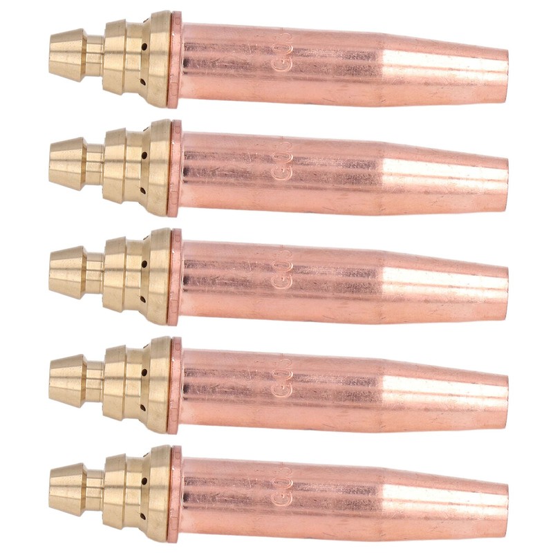 5PCS Cutting Tips Split Isobaric Propane Gas Welding Nozzles Machine