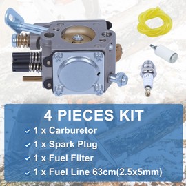 AUMEL Carburetor Kit for 3200 3205 3210 32cc 35cc 38cc chainsaw for McCulloch 3516 Mac 35cc model CS6MHO35UB24RA chainsaw