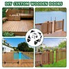 Sliding Gate Kit, Designed Specifically for 2-inch × 4-inch Rails