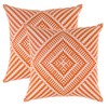 TreeWool Kaleidoscope Accent Set of 2 Cotton Cushion Covers (60