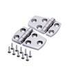 Mxeol Boat Shortside Hinges Marine Flush Hatch Compartment Hinge Heavy
