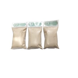 Arcilla verde para la piel natural en polvo Mascarilla purificante desintoxicante tik de 3 piezas de un kilo cada uno