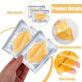 Lip Mask, 10 Stück, Kollagen Kristall Lippenmasken Set, Lippen Schlaf Maske Anti-Falten Patches Lip Balm, Ultra-feuchtigkeitsspendend und prallere Lippen, Reduziert Lip Lines Entfernen tote Haut