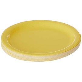 Creative Converting Touch of Color 24 Count Paper Dessert Plates, Mimosa, 6.75 inches
